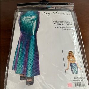 Leg Avenues iridescent scale, mermaid skirt